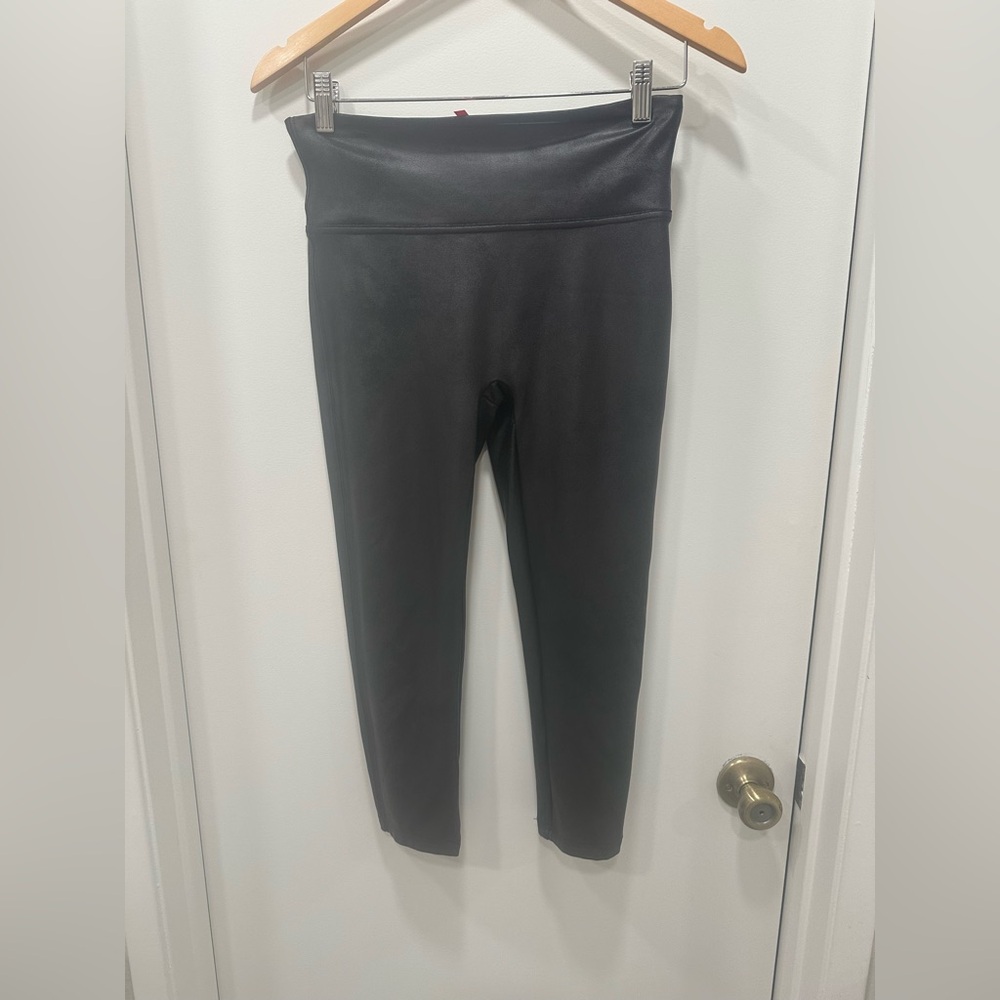 Spanx Faux Leather Leggings **Altered** Never Worn